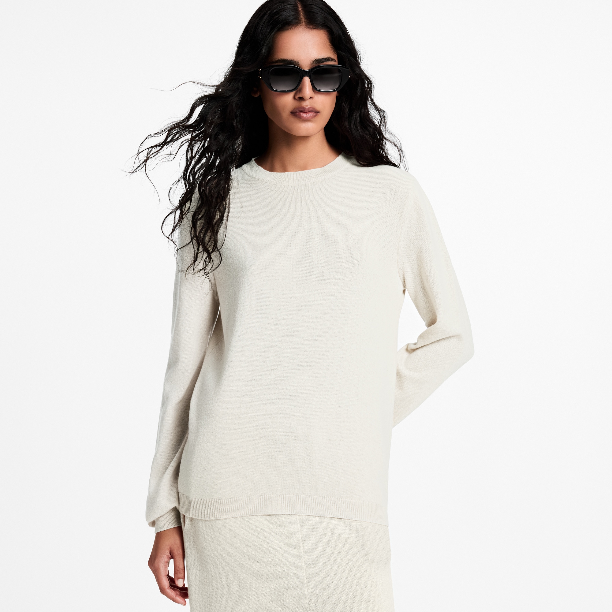 Signature Embroidery Cashmere Pullover - Ready-to-Wear | LOUIS VUITTON